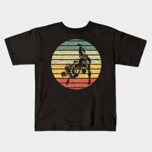 Vintage Judo Silhouette Kids T-Shirt